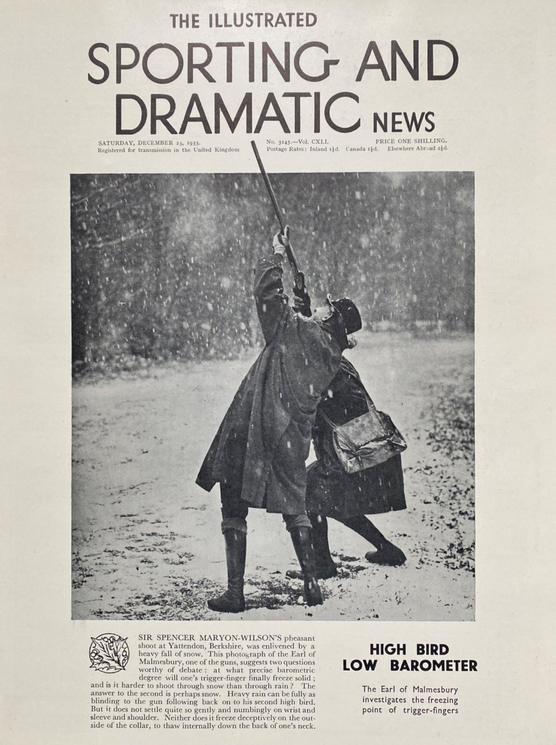 The Illustrated Sporting and Dramatic News - December 23, 1933