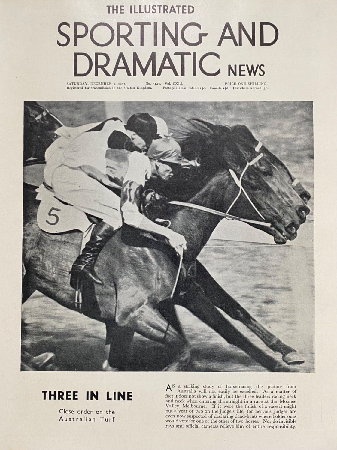 The Illustrated Sporting and Dramatic News - December 9, 1933