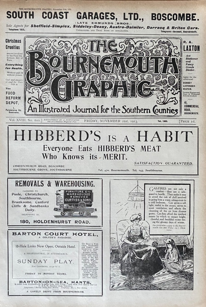 The Bournemouth Graphic.  November 21st,  1913.