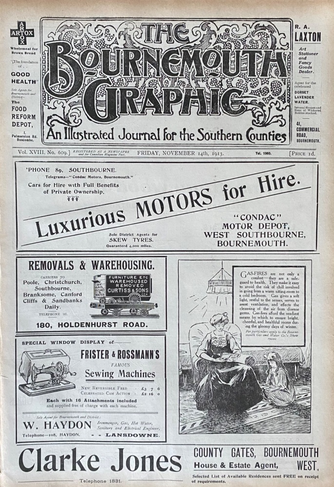 The Bournemouth Graphic.  November 14th, 1913.