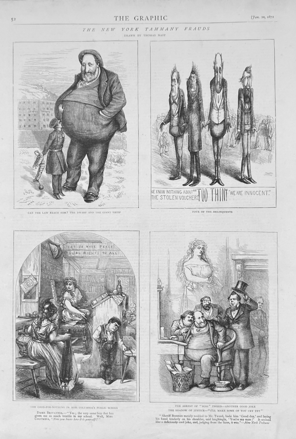 The New York Tammany Frauds. 1872.