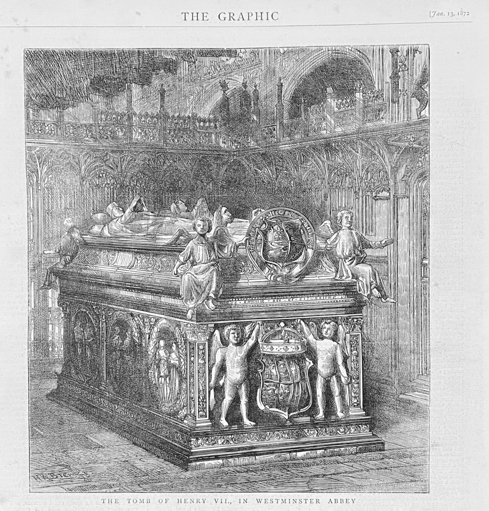 The Tomb of Henry  VII.,  In Westminster Abbey.  1872.