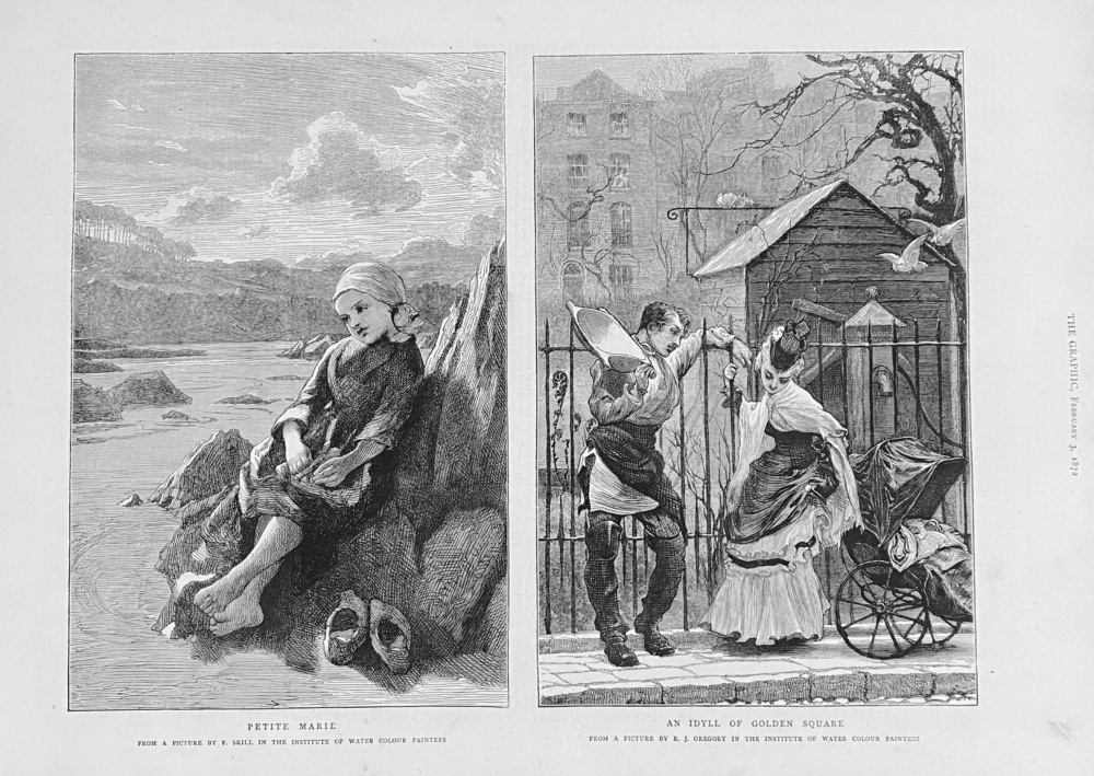 Petite Marie.  &  An Idyll of Golden Square.  1872.