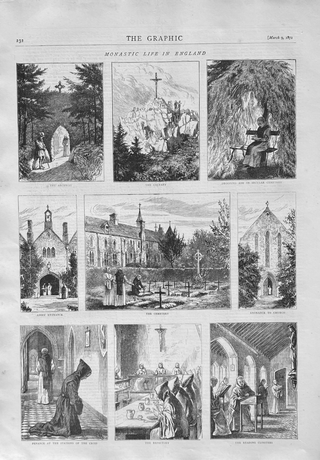 Monastic Life in England.  1872.