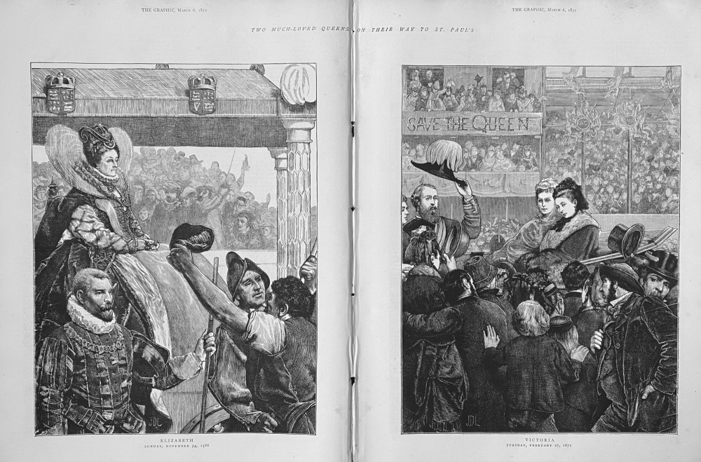 Thanksgiving Day,  February 27th, 1872. (London).