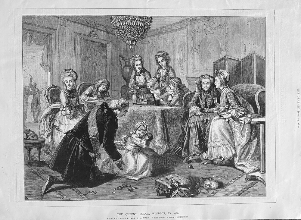 The Queen's Lodge, Windsor, in 1786.