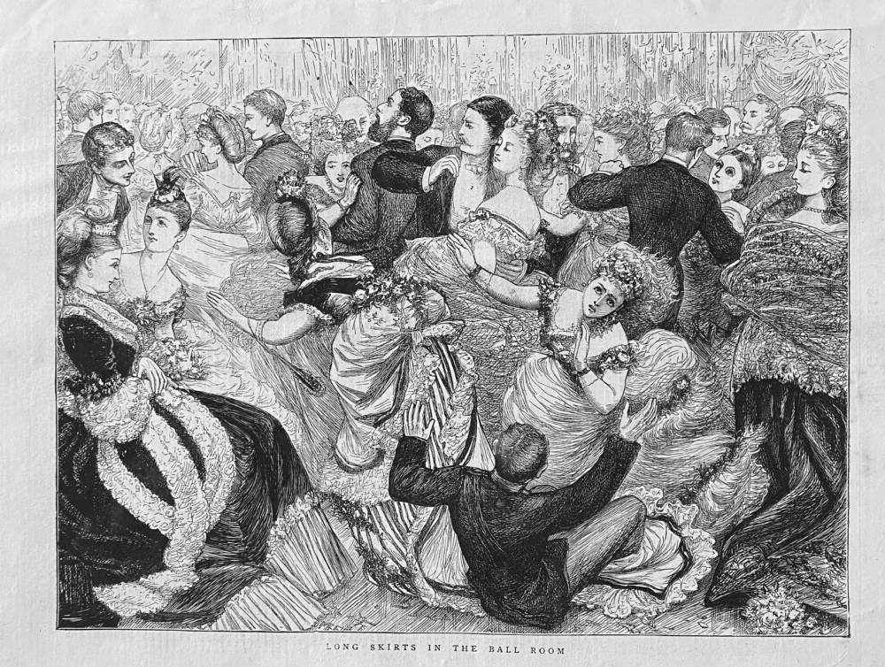 Long Skirts in the Ballroom. 1872.