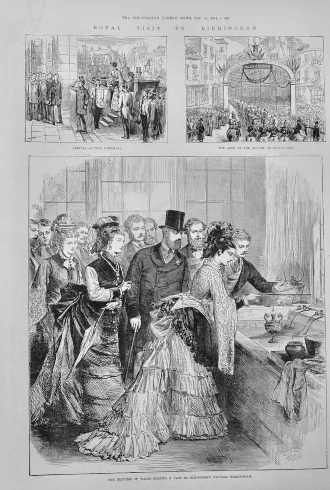 Royal Visit to Birmingham - 1874