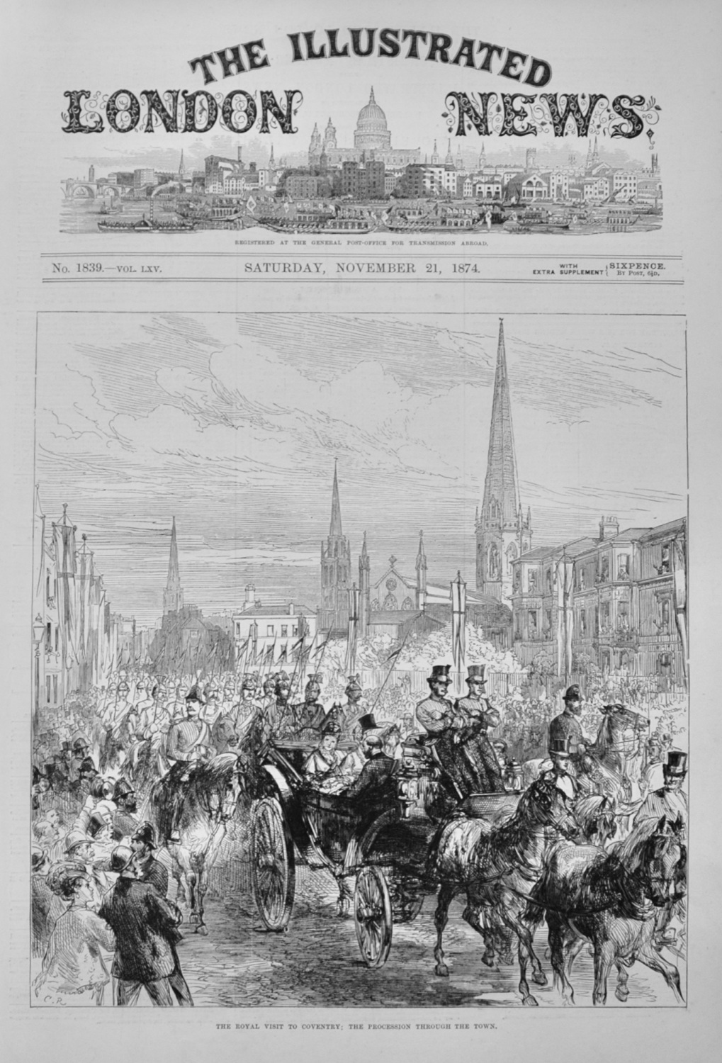 The Royal Visit to Coventry - 1874