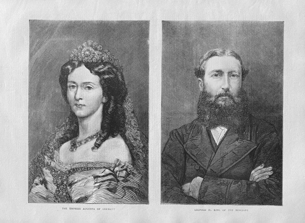 The Empress Augusta of Germany.1872.