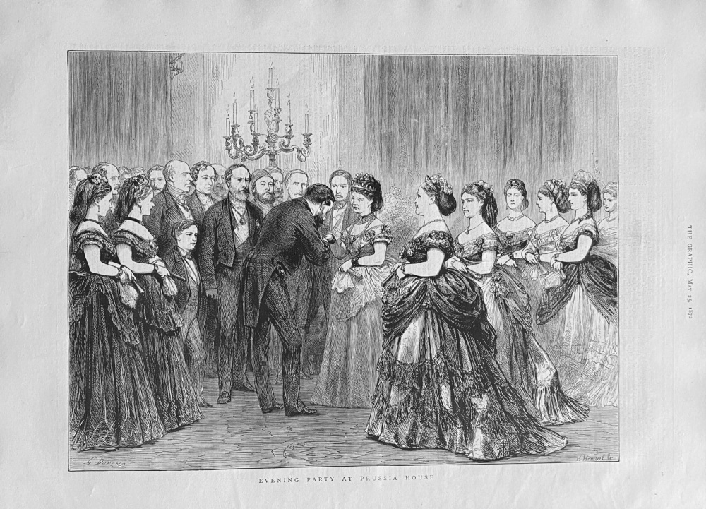 Evening Party at Prussia House.  1872.