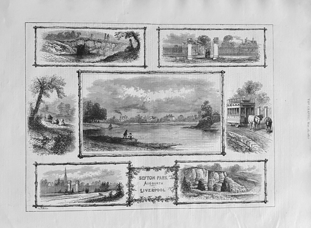 Sefton Park,  Aigburth,  Liverpool.  1872.