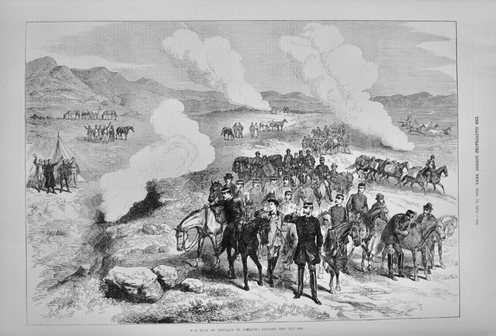 The King of Denmark in Iceland - 1874