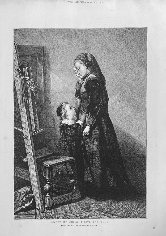 "Sweet My Child,  I Live for Thee".  1872.