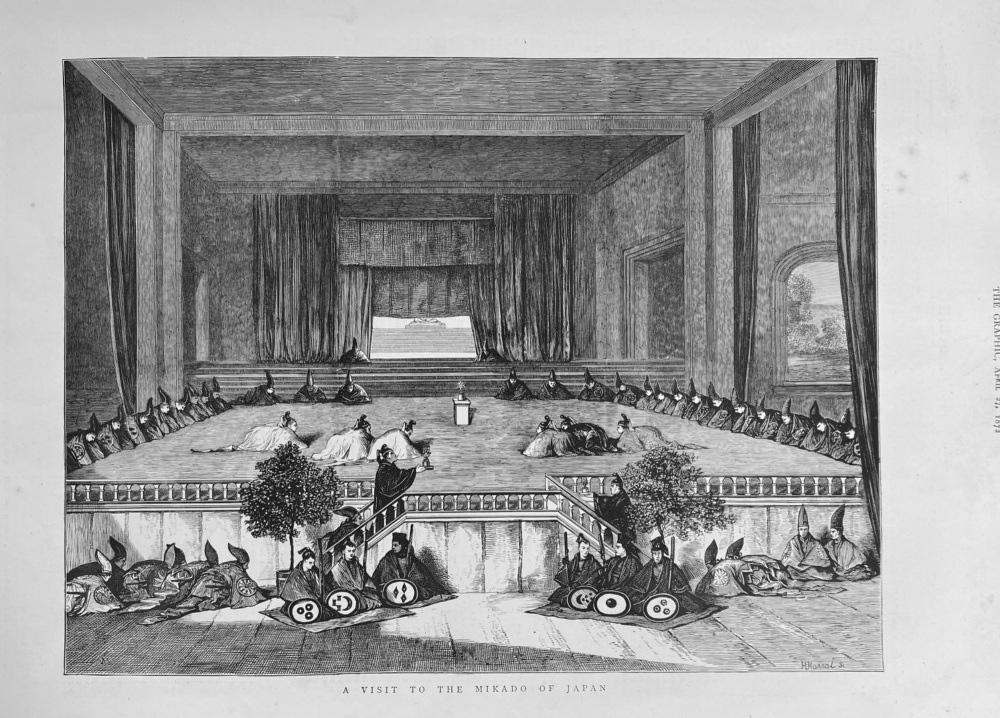 A Visit to the Mikado of Japan.  1872.