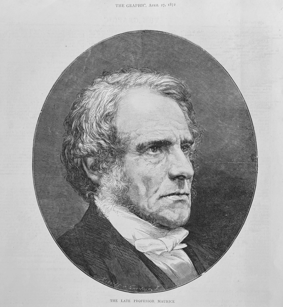The Late Professor Maurice. 1872.