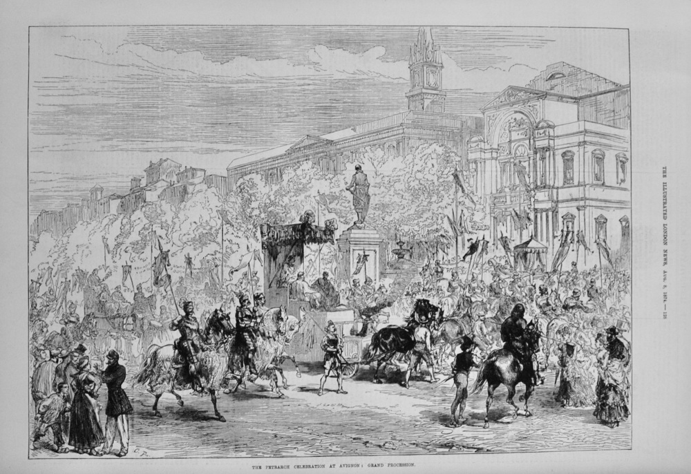 The Petrarch Celebration at Avignon - 1874