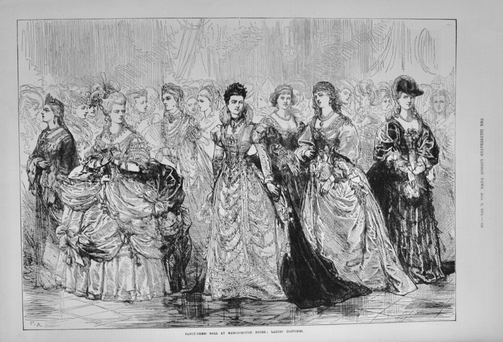Fancy-Dress Ball at Marlborough House - 1874