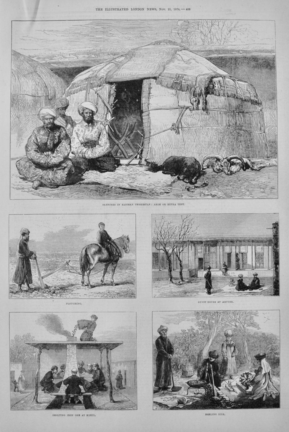 Sketches in Eastern Turkestan - 1874