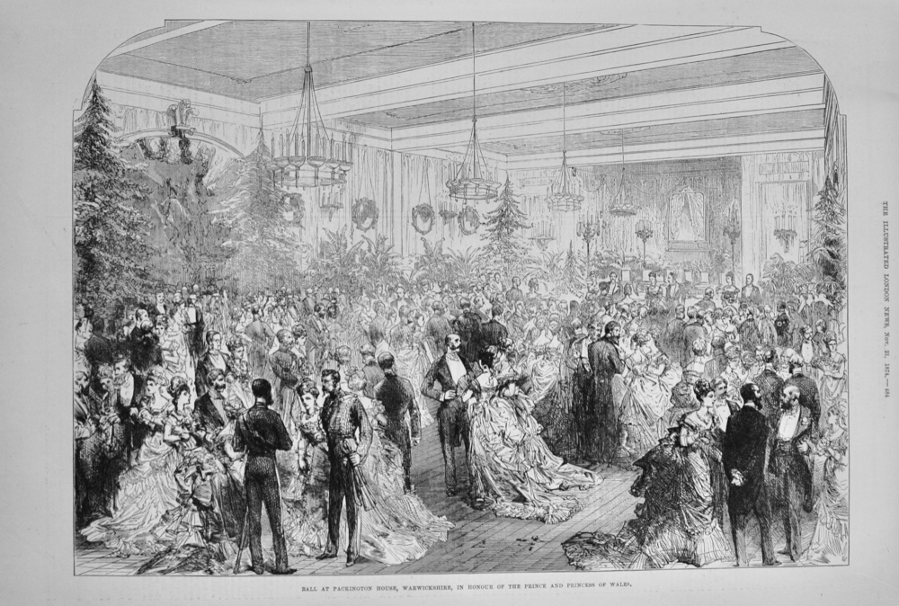 Ball at Packington House, Warwickshire - 1874