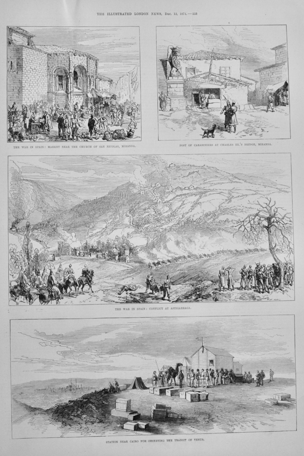 The War in Spain - 1874