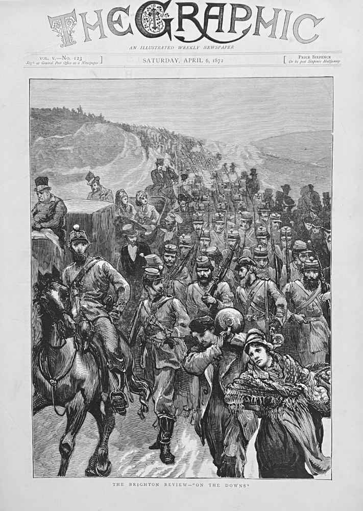 The Brighton Review - "On the Downs".  1872.