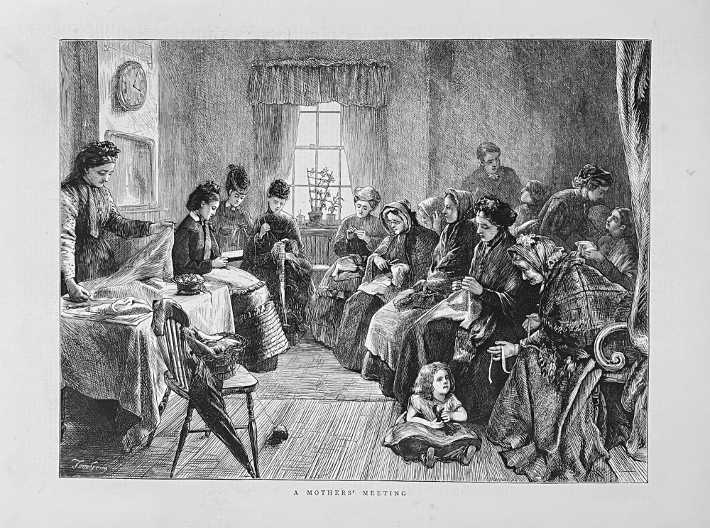 A Mothers' Meeting.  1872.