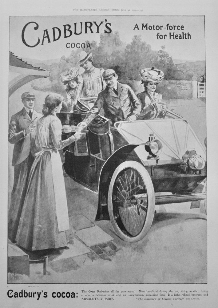 Cadbury's Cocoa Advert - 1902