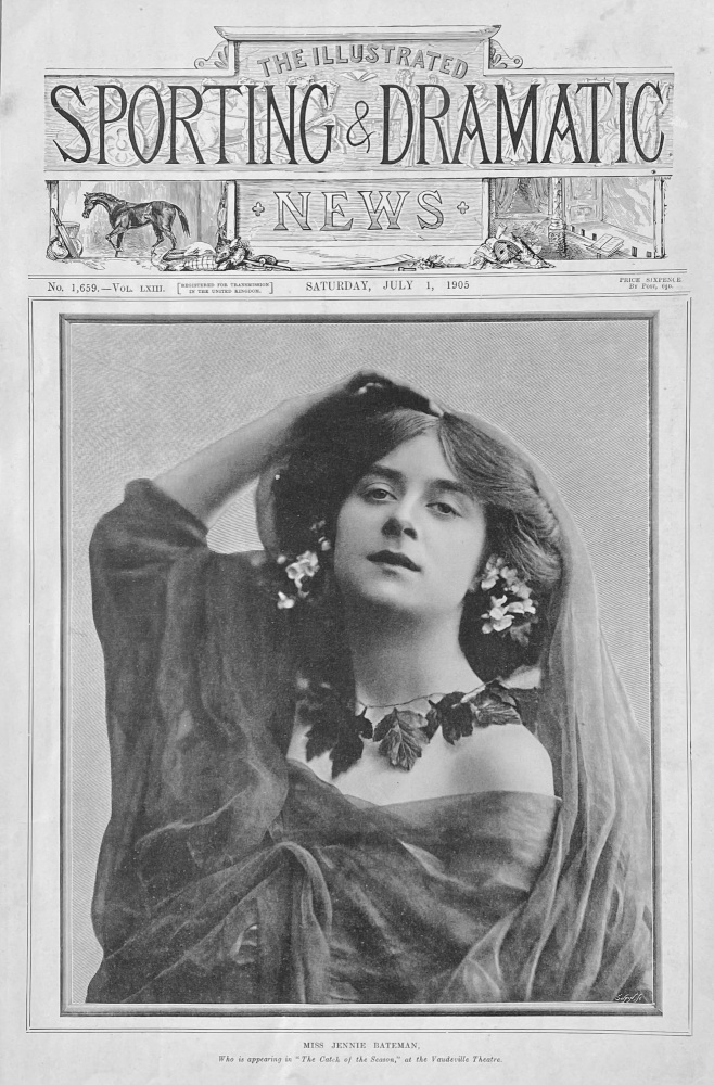 Miss Jennie Bateman. 1905.