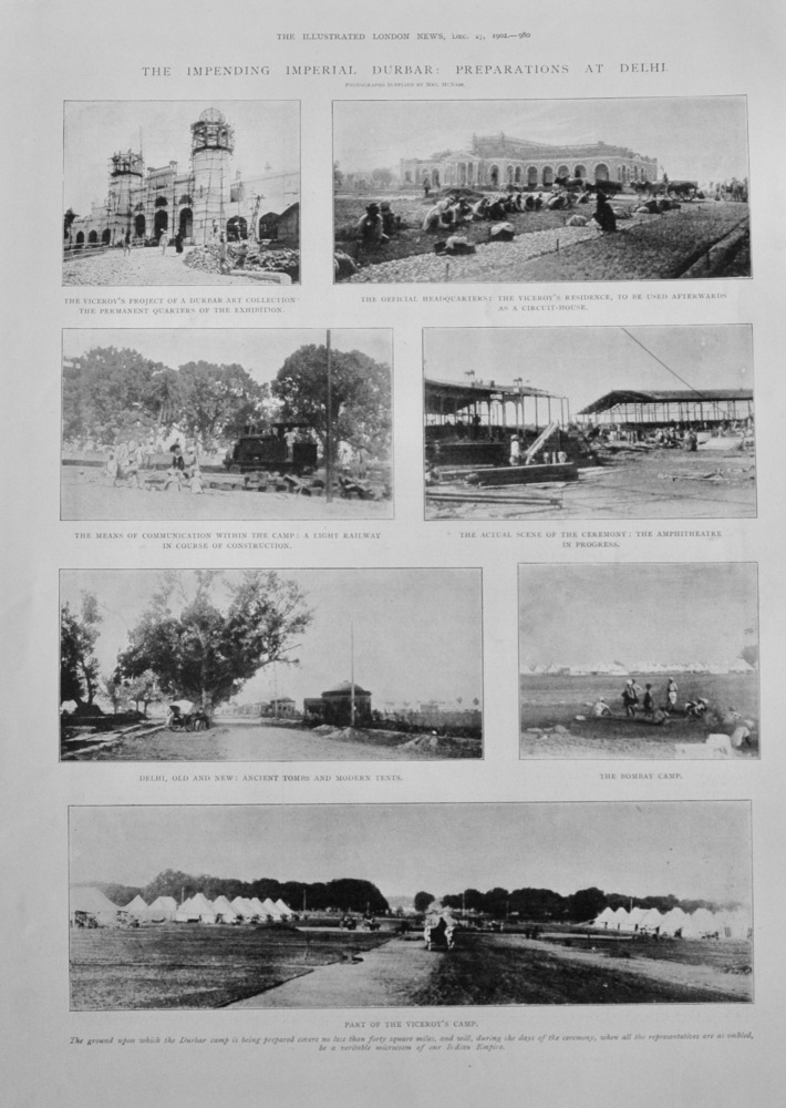 The Impending Imperial Durbar at Delhi - 1902