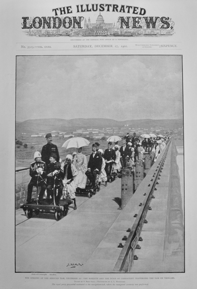 The Opening of the Assouan Dam - 1902