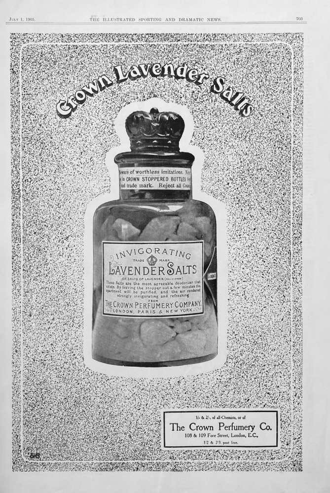 The Crown Perfumery Co.  1905.