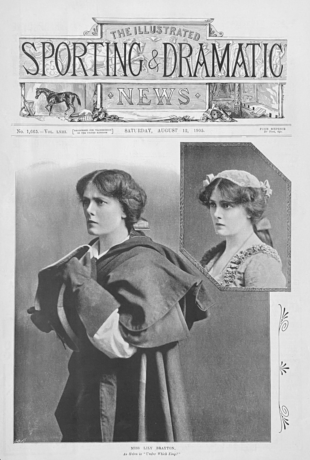 Miss Lily Brayton,  As Helen in 