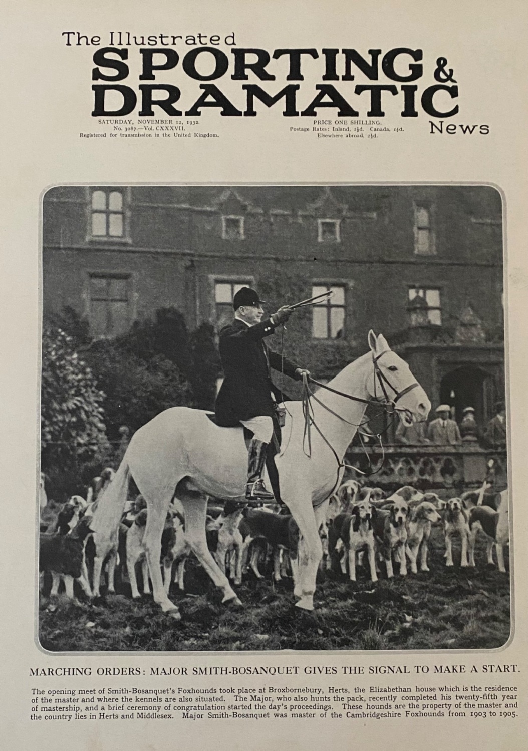 The Illustrated Sporting and Dramatic News - November 12, 1932