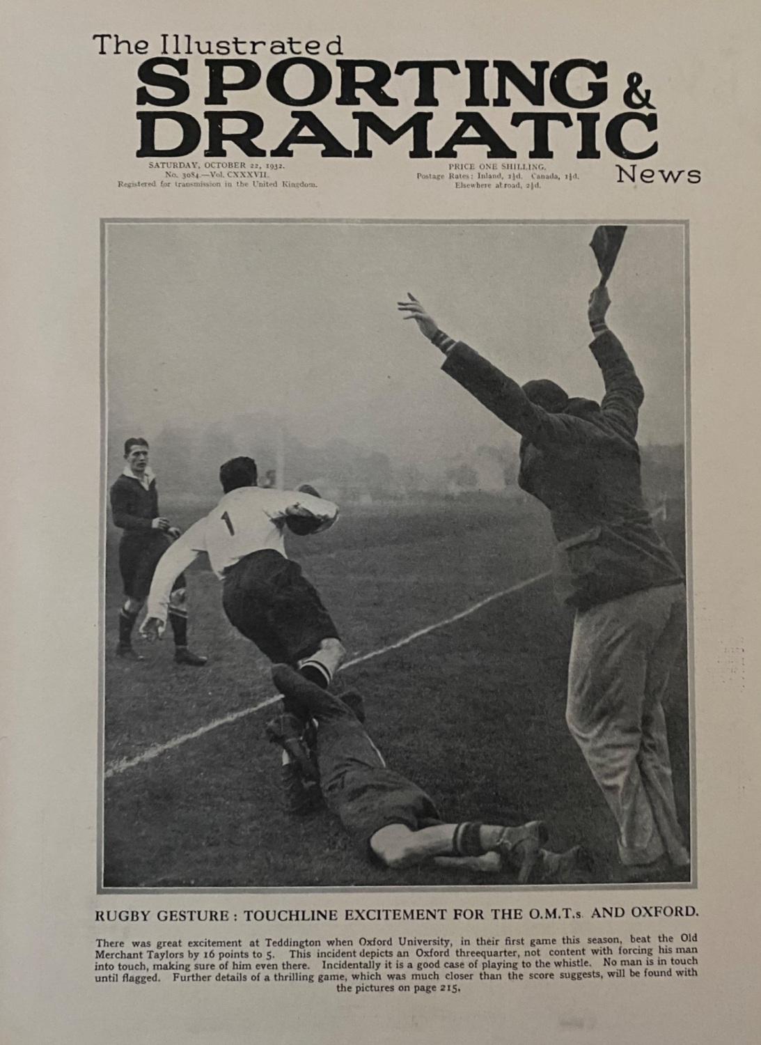 The Illustrated Sporting and Dramatic News - October 22, 1932