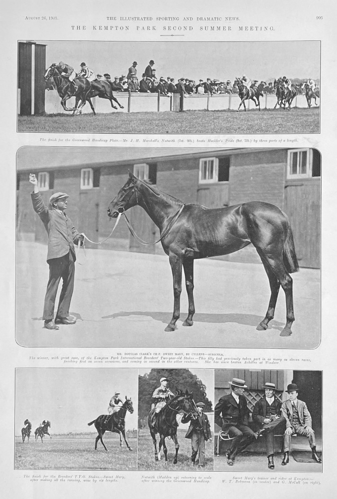 The Kempton Park Second Summer Meeting.  1905.