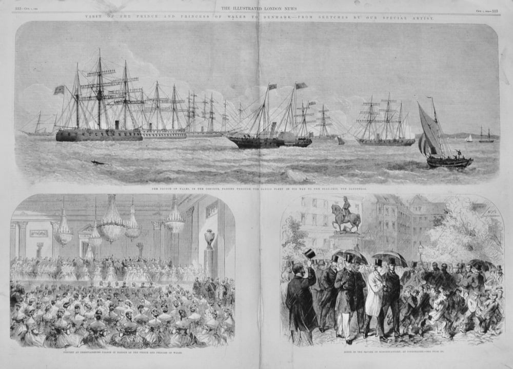 The Prince and Princess of Wales in Denmark - 1864