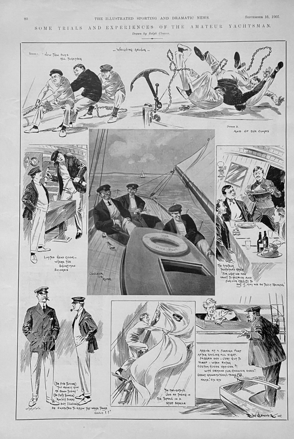 Some trials and Experiences of the Amateur Yachtsman.  1905.