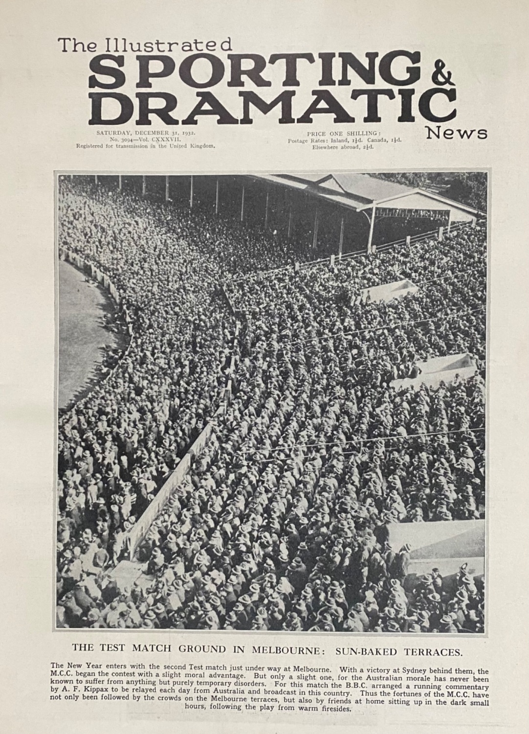 The Illustrated Sporting and Dramatic News - December 31, 1932