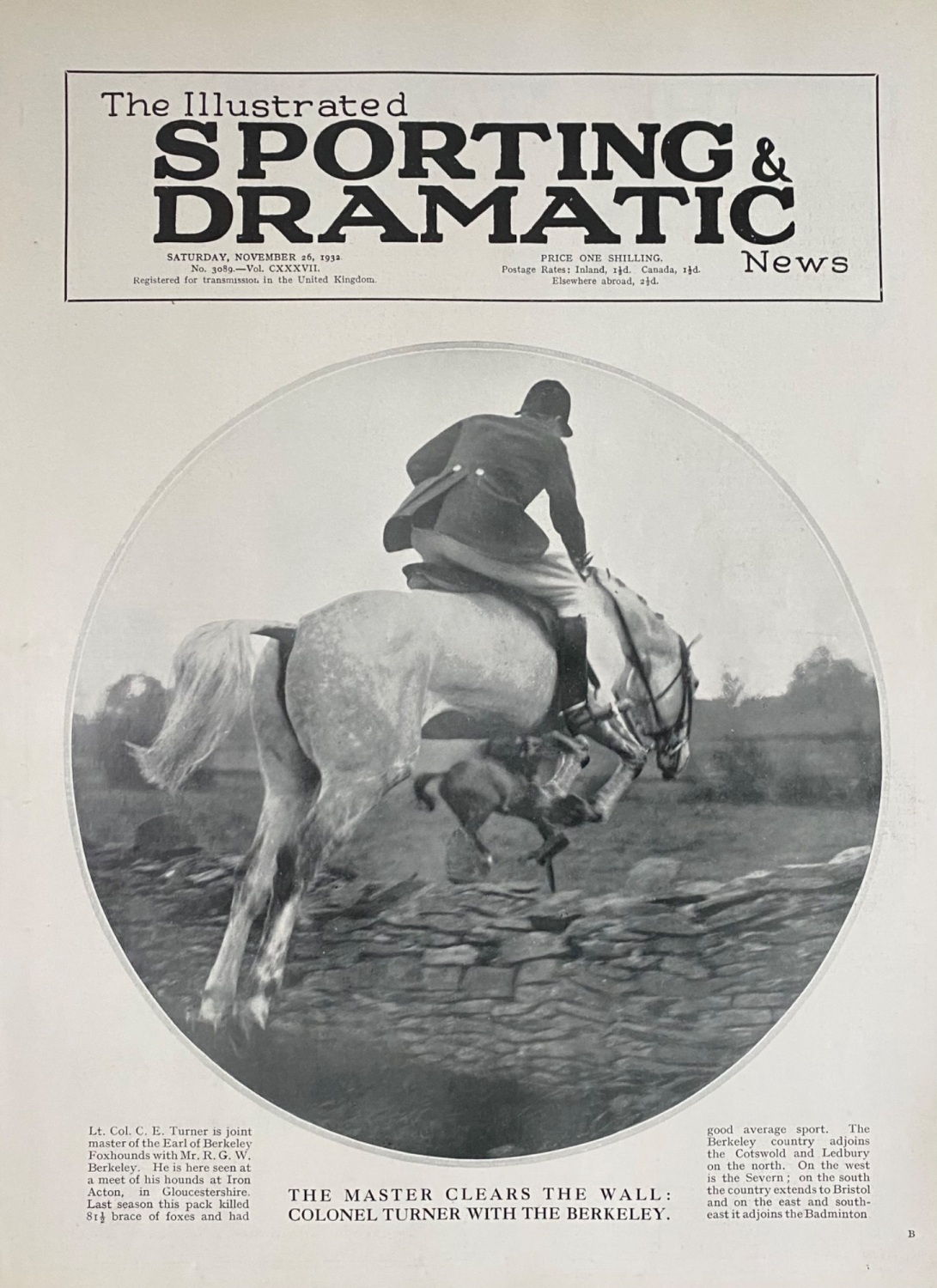 The Illustrated Sporting and Dramatic News, November 26, 1932