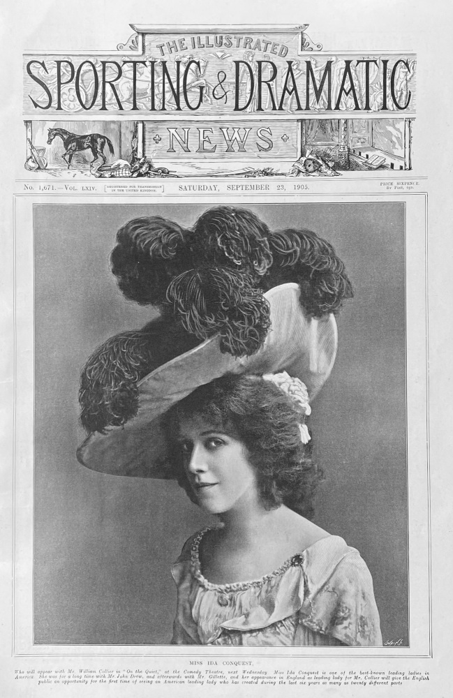Miss Ida  Conquest.  (Actress).  1905.