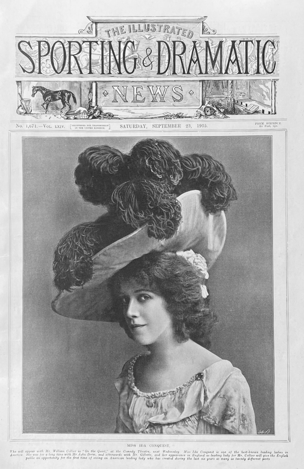 Miss Ida  Conquest.  (Actress).  1905.