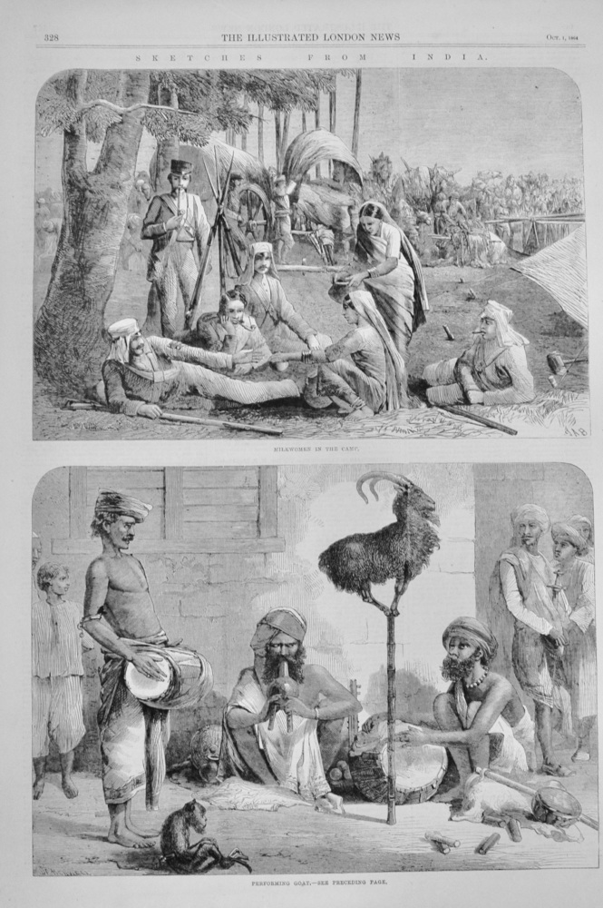 Sketches in India - 1864