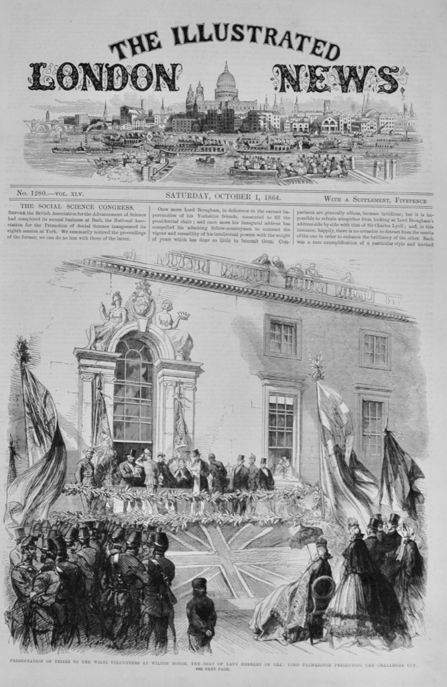 Presentation of Prizes by Lord Palmerston - 1864