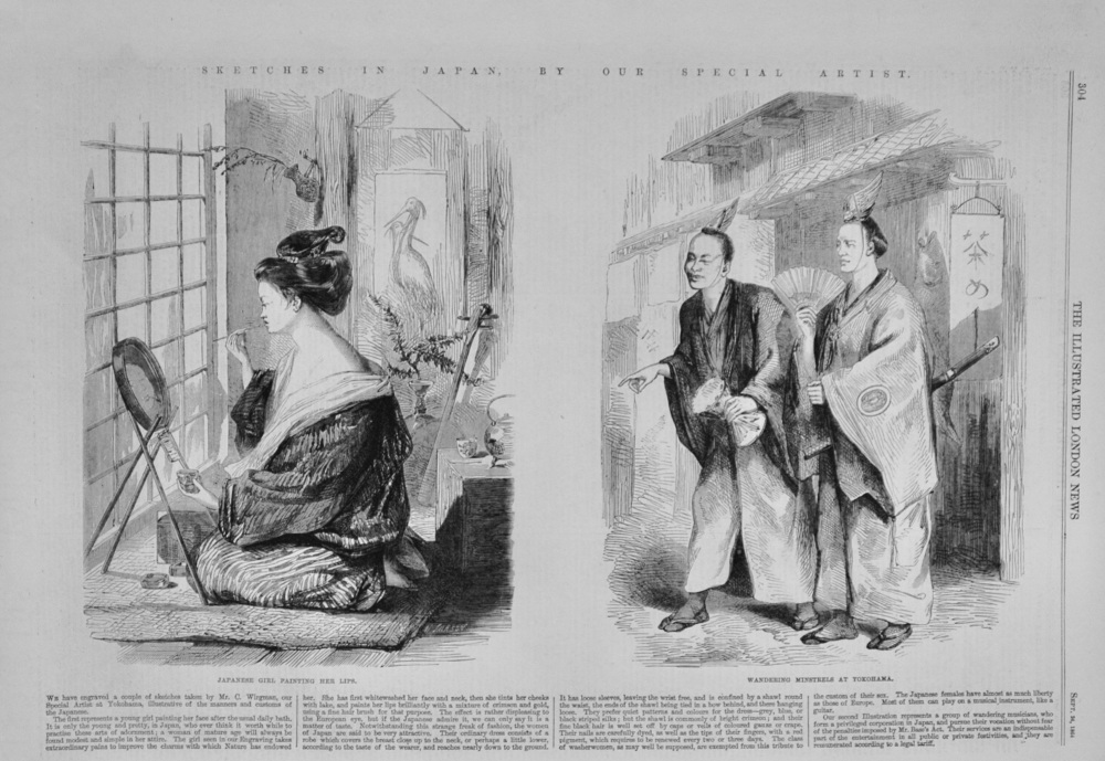 Sketches in Japan - 1864