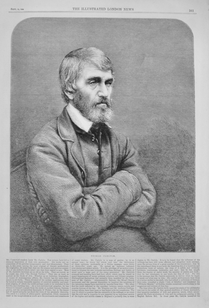 Thomas Carlyle - 1864