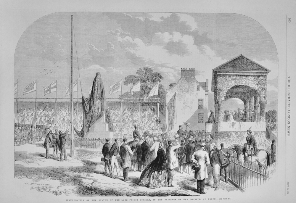 Inauguration of the Statue of the Late Prince Consort at Perth