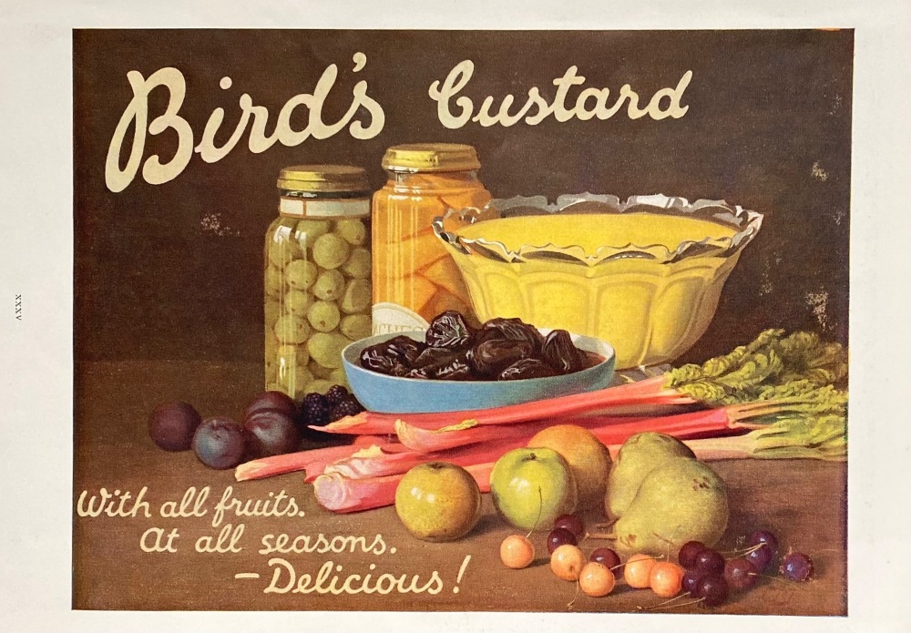 Bird's  Custard.  &  Bovril.  1922.