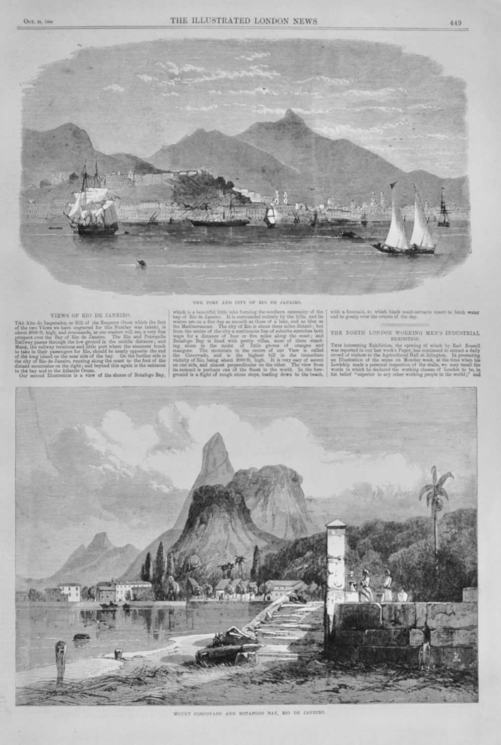Views of Rio de Janeiro - 1864