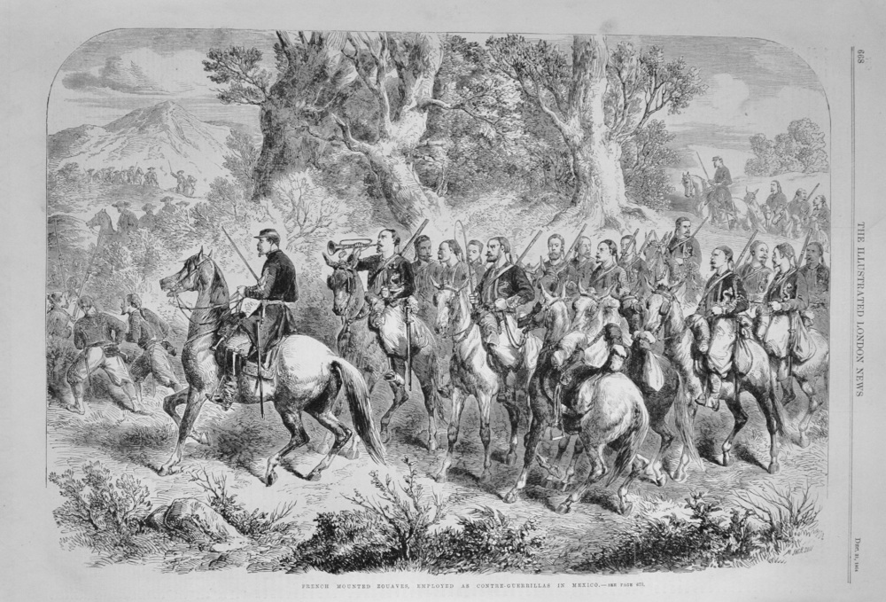 French Mounted Zouaves - 1864
